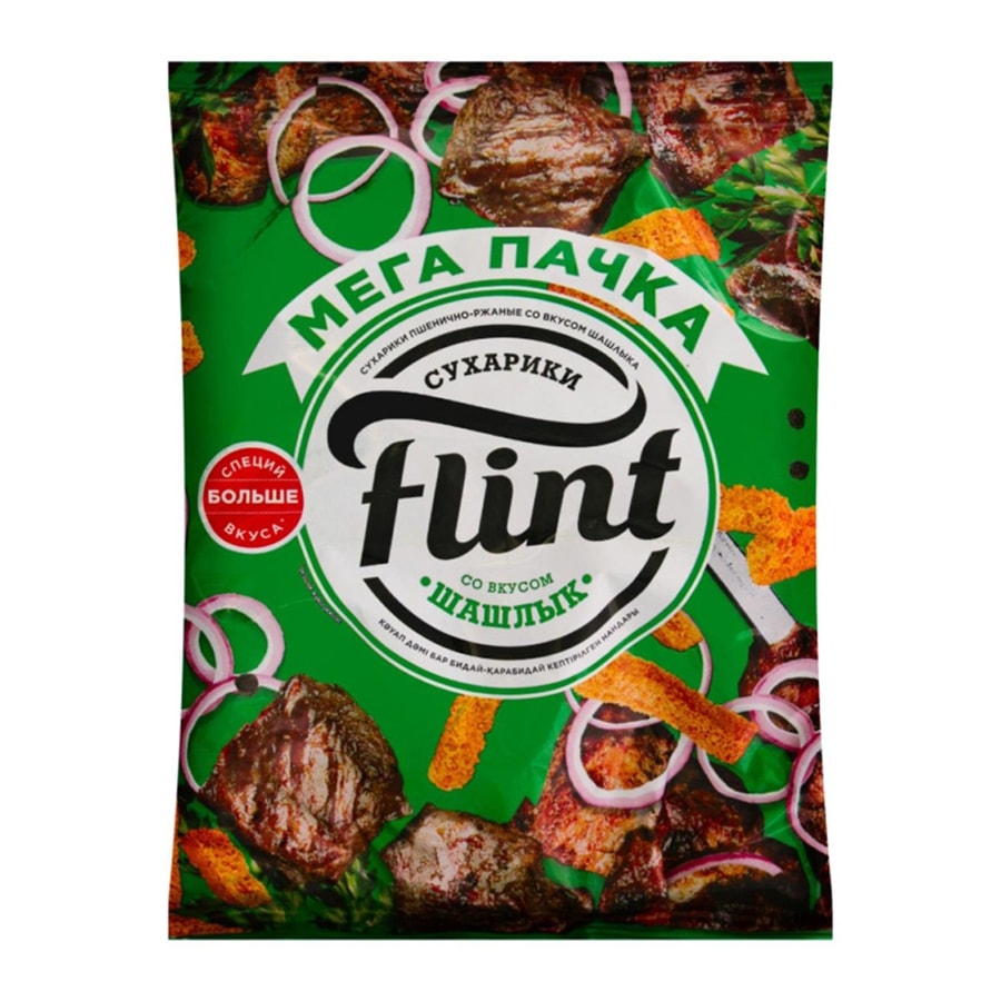Сухарики Flint шашлык 100 г.